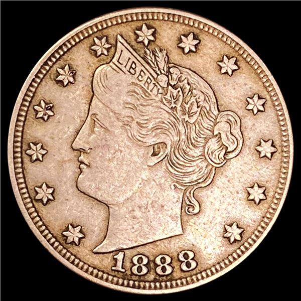 1888 Liberty Victory Nickel ABOUT UNCIRCULATED