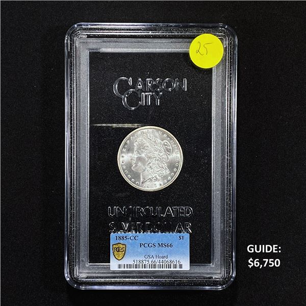 1885-CC Morgan Dollar Coin Display / (1)