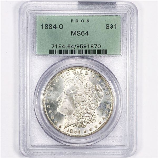 1884-O Morgan Silver Dollar PCGS - MS64