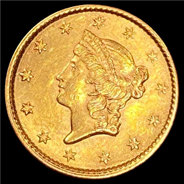 1853 Rare Gold Dollar UNCIRCULATED