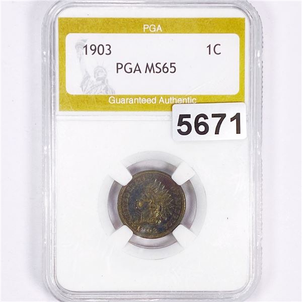 1903 Indian Head Cent PGA - MS65