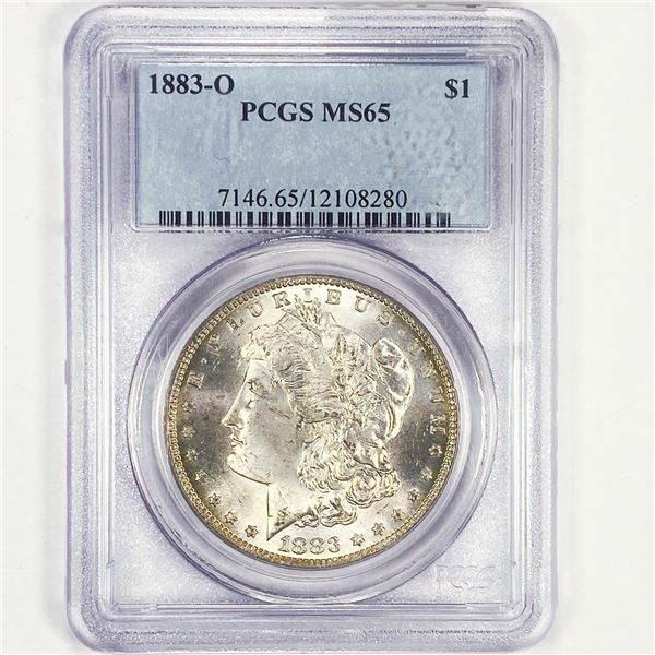 1883-O Morgan Silver Dollar PCGS - MS65