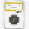 Image 1 : 1825/3 Capped Bust Quarter PGA - XF40