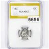 Image 1 : 1837 Seated Liberty Dime PGA - MS62