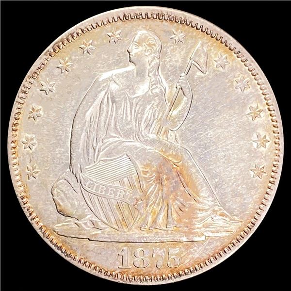 1875 Seated Liberty Half Dollar UNCIRCULATED