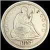 Image 1 : 1857 Seated Liberty Quarter NICELY CIRCULATED