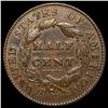 Image 2 : 1828 Classic Head Half Cent CLOSELY UNCIRCULATED