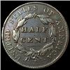 Image 2 : 1828 Classic Head Half Cent CLOSELY UNCIRCULATED