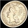Image 1 : 1881 Nickel Three Cent UNCIRCULATED