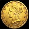 Image 1 : 1907 $10 Gold Eagle CLOSELY UNCIRCULATED