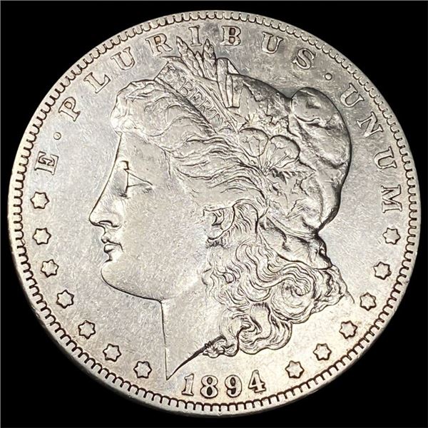 1894-S Morgan Silver Dollar NEARLY UNCIRCULATED