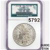 Image 1 : 1881-O Morgan Silver Dollar NGC - UNC