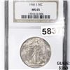 Image 1 : 1946-S Walking Liberty Half Dollar NGC - MS65