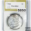 Image 1 : 1902 Morgan Silver Dollar PGA - MS64