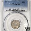 Image 1 : 1914 Barber Dime PCGS - MS64