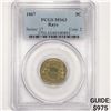 Image 1 : 1867 Rays Shield Nickel PCGS - MS63