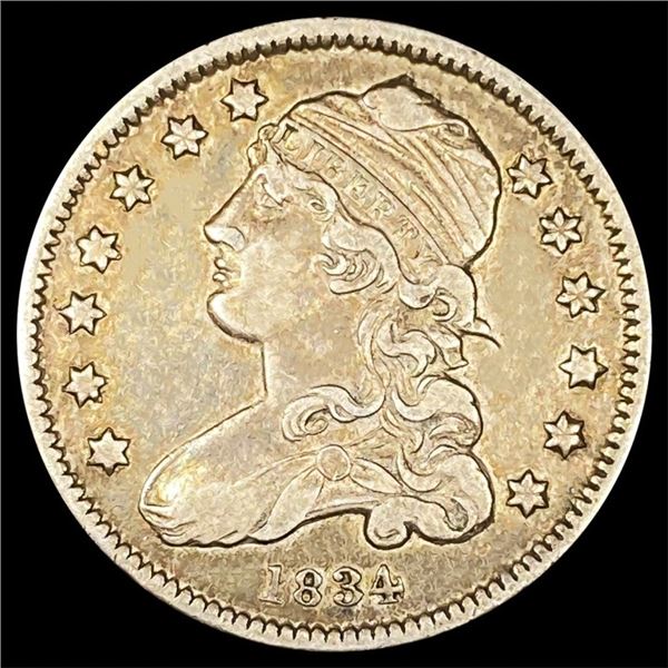 1834 Capped Bust Quarter ABOUT UNCIRCULATED