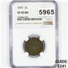 Image 1 : 1870 Two Cent Piece NGC - XF45BN