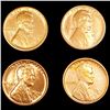 Image 1 : (4) Wheat Cents UNCIRCULATED