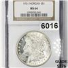 Image 1 : 1921 Morgan Silver Dollar NGC - MS64
