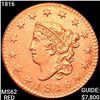 Image 1 : 1816 Coronet Head Large Cent UNCIRCULATED RED