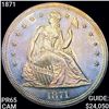 Image 1 : 1871 Seated Liberty Dollar GEM PROOF CAM