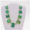 Image 1 : Green Sediment Impression Jasper Collar Necklace