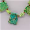 Image 3 : Green Sediment Impression Jasper Collar Necklace
