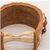 Image 3 : Cochiti Shell Beads on Leather Ketoh Bow Guard