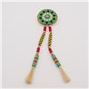 Image 1 : Kiowa Apache Beaded Pin by Richard Aitson