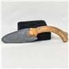 Image 1 : Echota Cherokee Slate Antler Handled Knife, Hutto