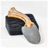 Image 5 : Echota Cherokee Slate Antler Handled Knife, Hutto