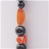 Image 6 : Carnelian and Onyx Choker with Earrings