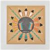 Image 1 : Navajo Sun Eagle Sand Painting by Walter H. Chee