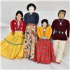Image 1 : 4 Native American Navajo Cloth Dolls