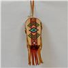 Image 2 : Navajo Miniature Buckskin Cradle Board by Begay