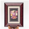 Image 2 : 2 Framed Miniature Japanese Kimonos