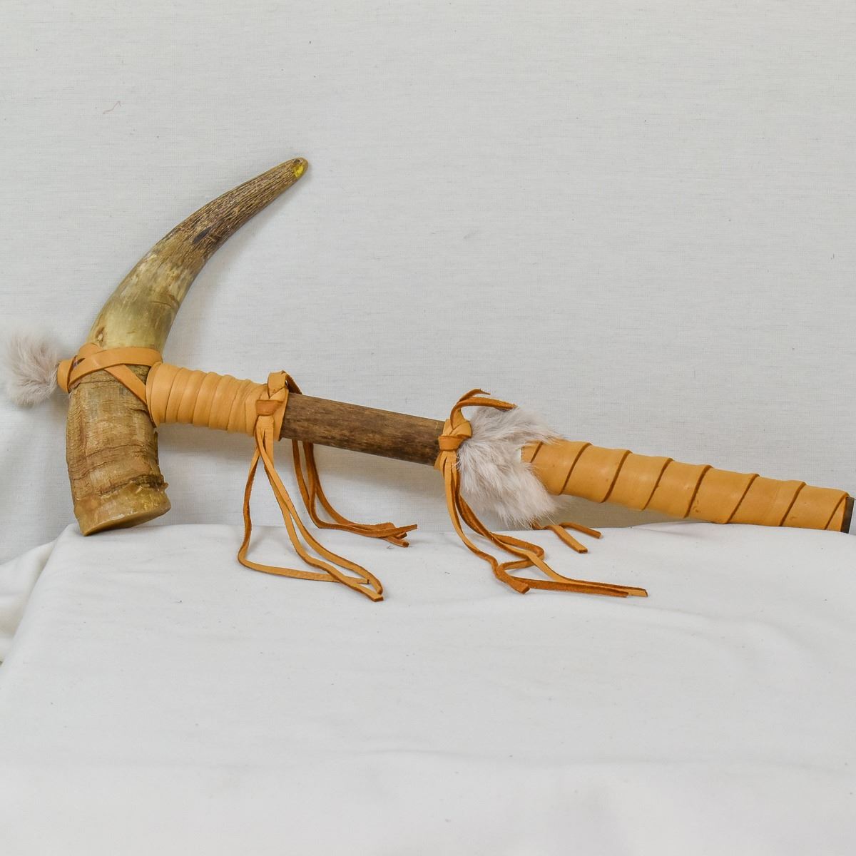 Native American Navajo Cow Horn Rattle