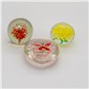 Image 2 : 3 Glass Paperweights