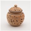 Image 1 : Carved Pottery Lidded Jar