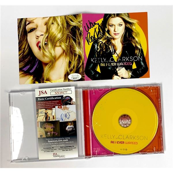 Autograph Kelly Clarkson JSA CD Album