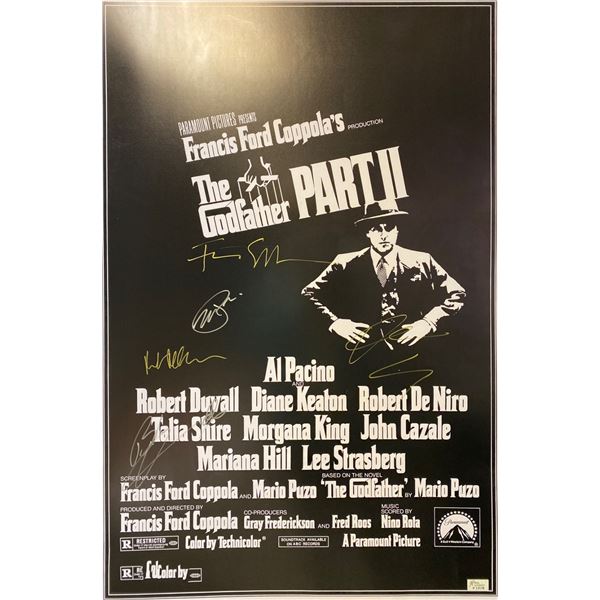 Autograph Godfather Part 2 Al Pacino Poster