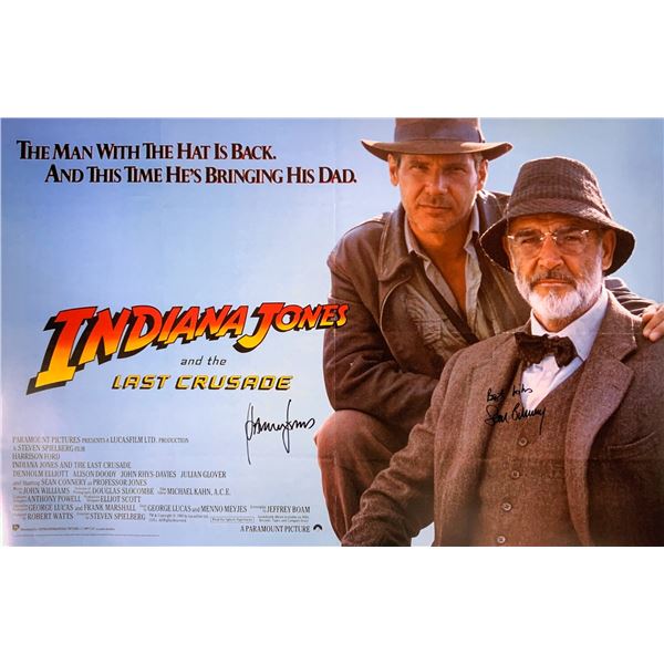 Autograph Indiana Jones Poster