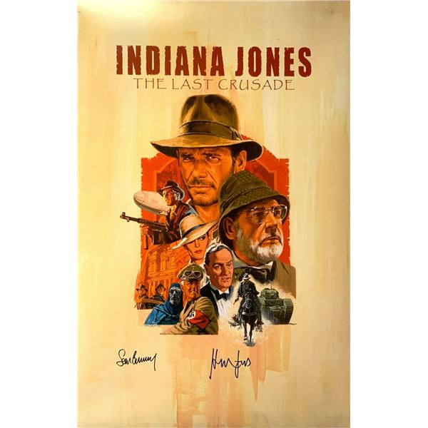 Autograph Indiana Jones Poster