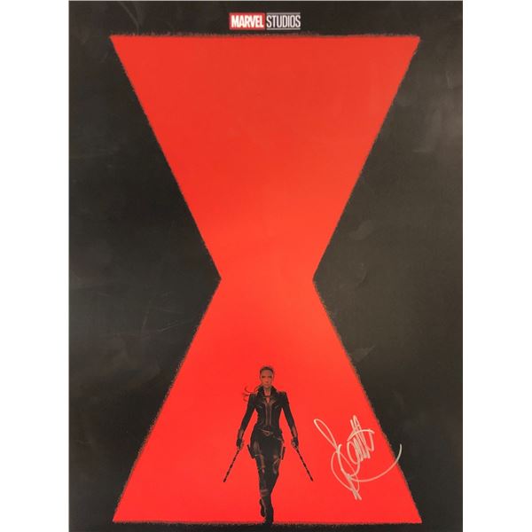 Black Widow Scarlett Johansson Autograph Poster