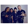 Image 1 : Autograph Signed  METALLICA Photo