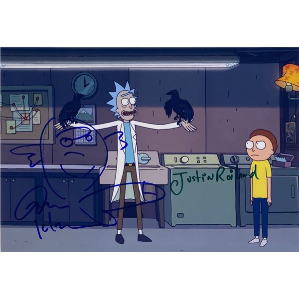 Autograph Signed  Rick and Morty Photo