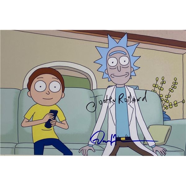 Autograph Signed  Rick and Morty Photo