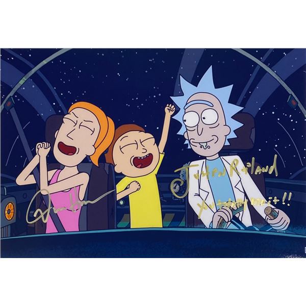 Autograph Signed  Rick and Morty Photo