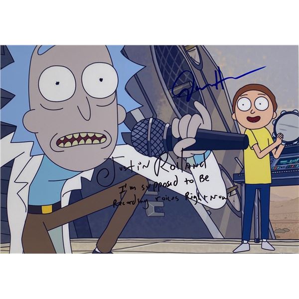 Autograph Signed  Rick and Morty Photo